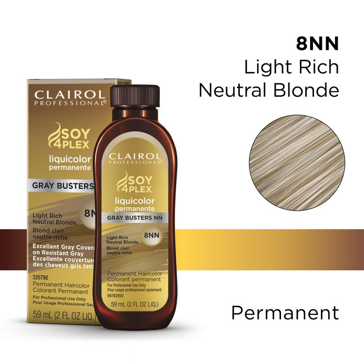 8NN Light Rich Neutral Blonde LiquiColor Permanent Hair Color
