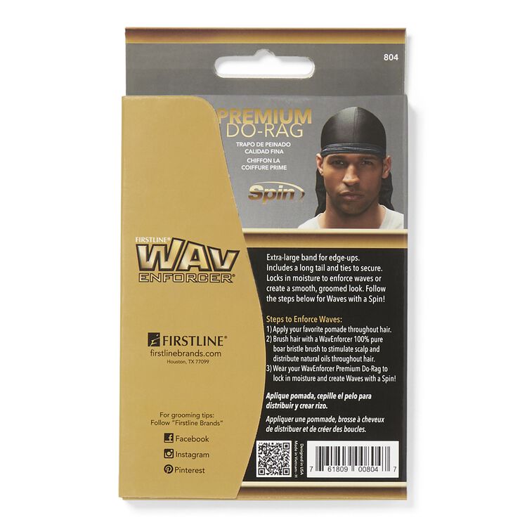 Premium Black Do-Rag