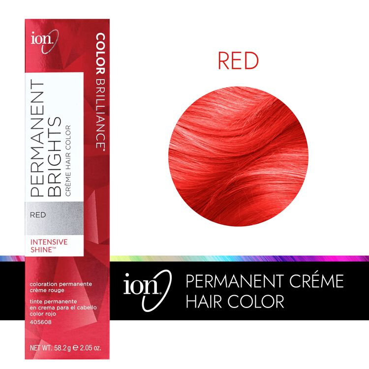 Color Brilliance Permanent Brights Creme Hair Red