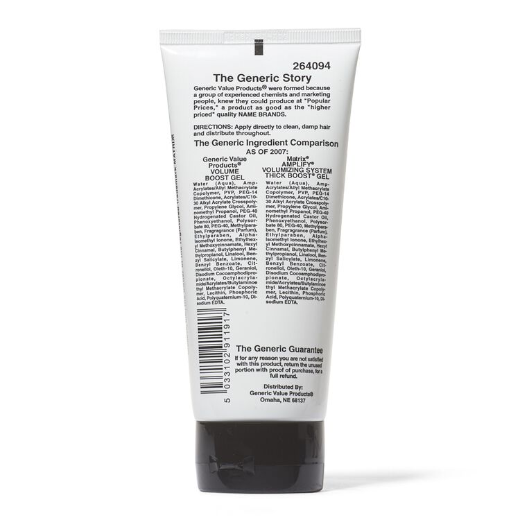 Volume Boost Gel Compare to Matrix Amplify Thick Boost Gel