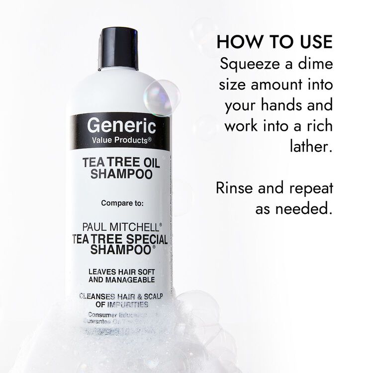 Tea Tree Oil Shampoo Compare to Paul Mitchell Tea Tree Special Shampoo 33.8 oz