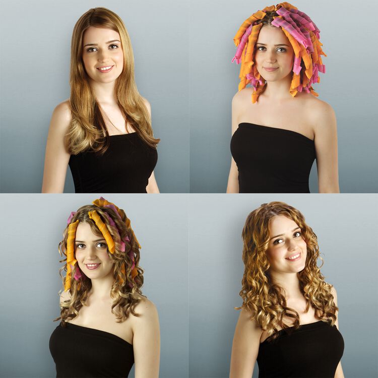 Hair Flair Curlformers Spiral Curls Styling Kit For Long Hair