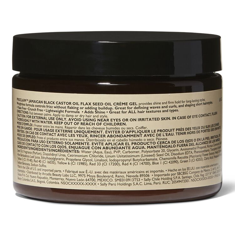 Proclaim Jamaican Black Castor Oil Flax Seed Creme Gel ...