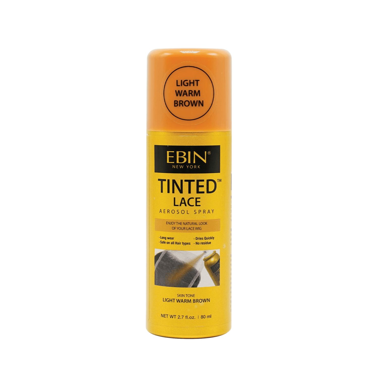 Light Warm Brown Tinted Lace Aerosol Spray