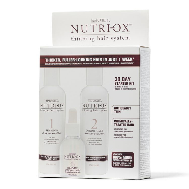 Nutri Ox Noticably Thin Color Treated Hair Starter Kit Shampoo