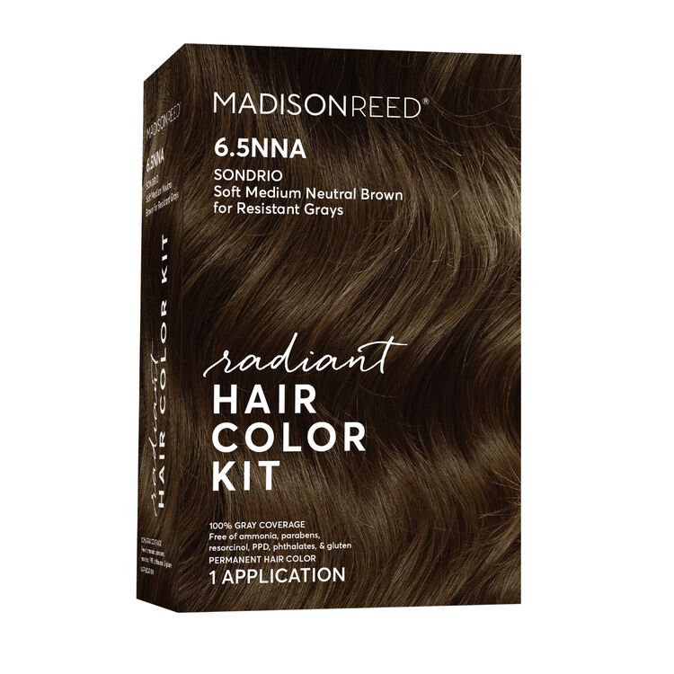 Radiant Cream Color Permanent Hair Color Kit 6.5NNA Sondrio Brown