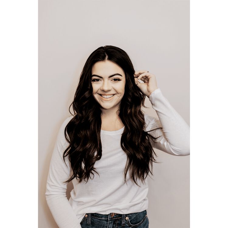 18" Ultra-Seamless Clip-in Hair Extensions Balayage Espresso / Medium Dark Brown