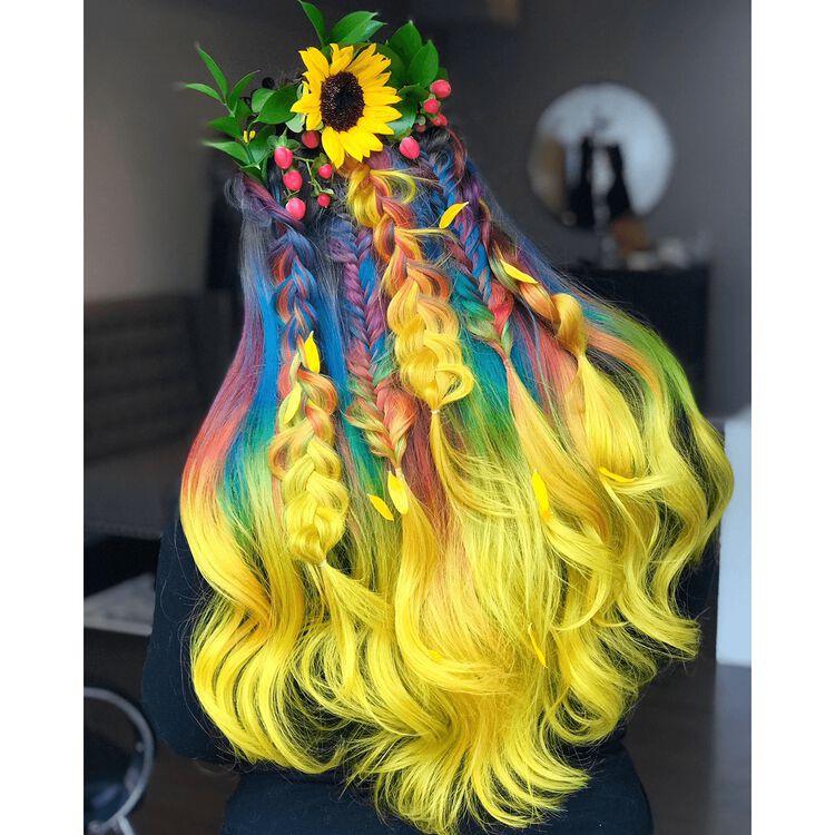 Solar Yellow Pro Semi Permanent Gel Hair Color