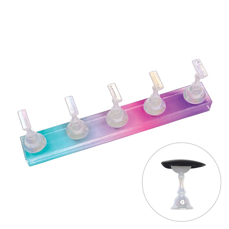 Iridescent Acrylic Nail Tip Stand