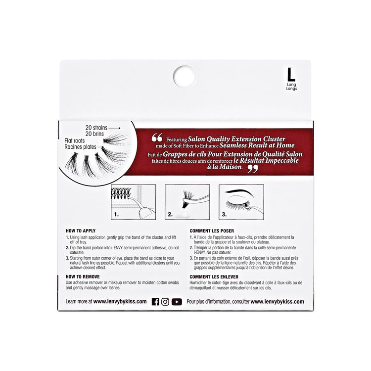 i-ENVY 20D Extension Cluster Long Lashes