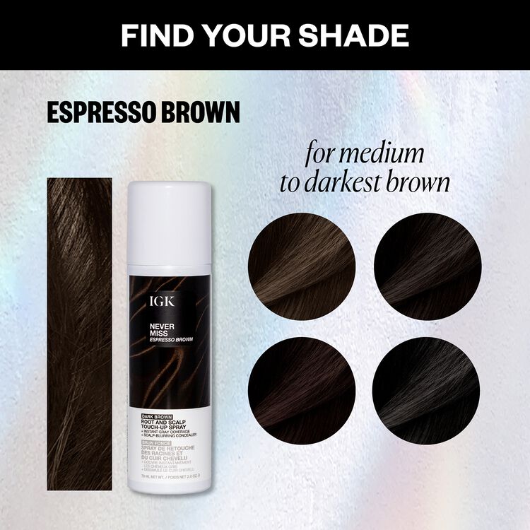 Espresso Brown Never Miss Root Touch Up Spray