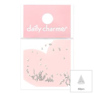 Nail Art Studs Mini Spike 1.5MM Silver