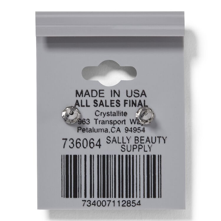 Destine Austrian Crystal Diamond Cut Post Earrings