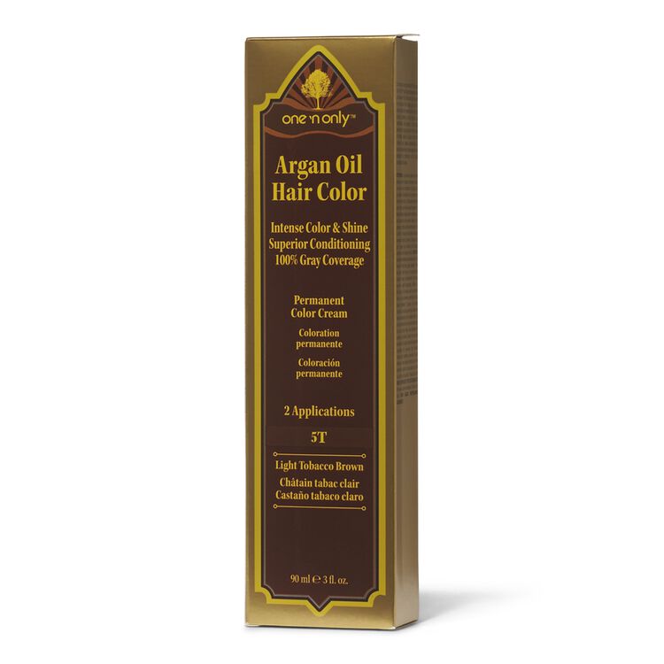 One N Only 5t Light Tobacco Brown Permanent Cream Hair Color By