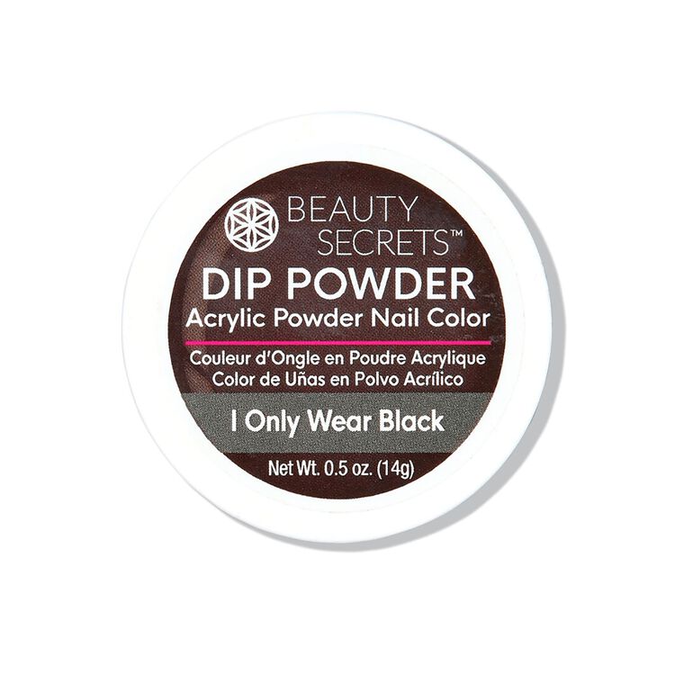 Beauty Secrets I Only Wear Black Dip Powder .5 Ounce