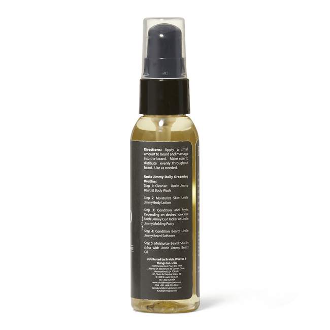 Beard Oil By Uncle Jimmy Men S Grooming Products Textured Hair Sally Beauty