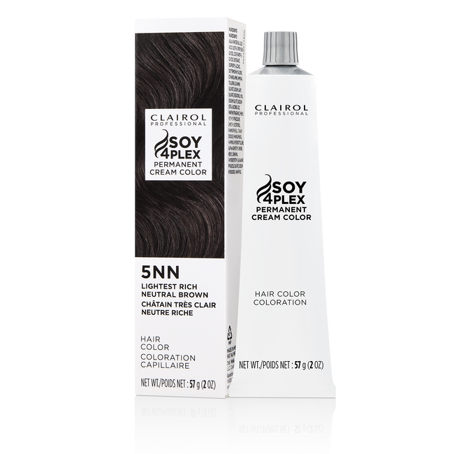Clairol Professional 5NN Lightest Rich Neutral Brown Premium Creme Hair Color by Soy4Plex Clairol Professional 5NN Lightest Rich Neutral Brown Premium Creme Hair Color by Soy4Plex