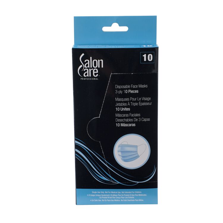 bad som benzine Salon Care Disposable Face Masks 3-Ply 10 count | Personal Protective  Equipment | Sally Beauty