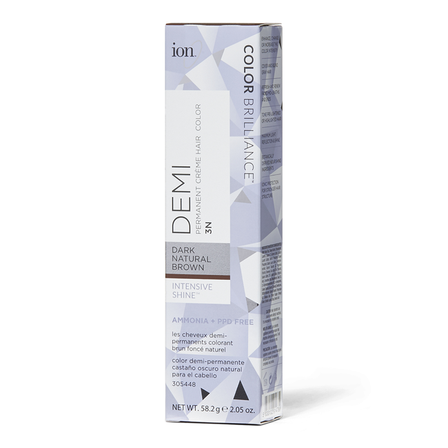 Dark Natural Brown - Ion Color Brilliance Demi-Permanent ...