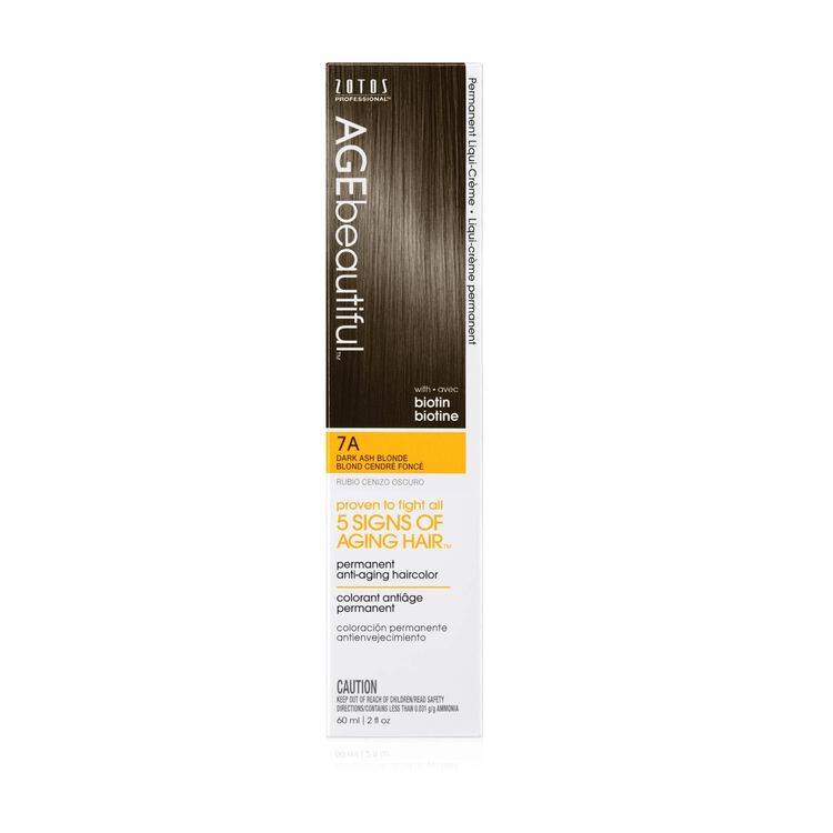 7A Dark Ash Blonde Permanent Liqui-Creme Hair Color