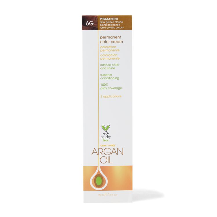 Argan Oil Permanent Color Cream 6G Dark Golden Blonde