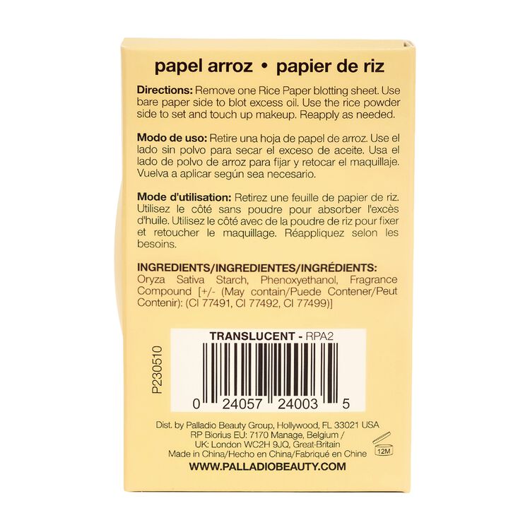 Rice Paper Blotting Tissues Translucent