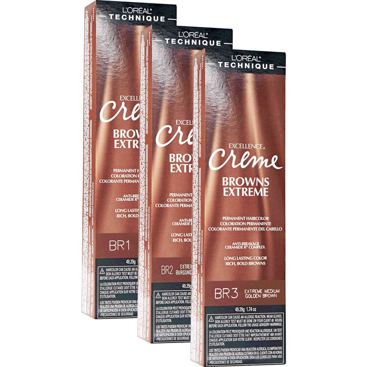 L Oreal Br5 Light Auburn Brown Permanent Creme Hair Color By