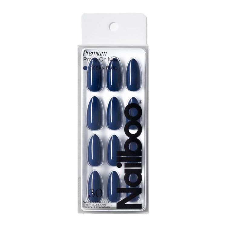 Ocean Blue Premium Press On Nails