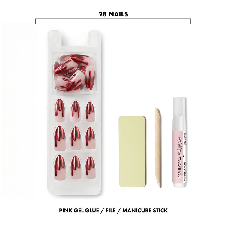 Gel Nail Effects Cold Blooded