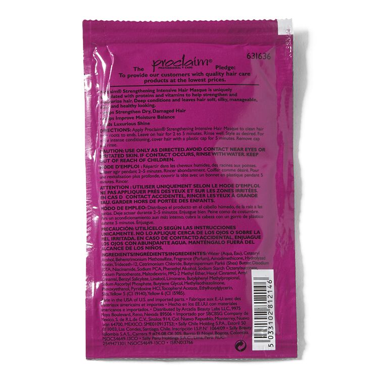 Strengthening Intensive Hair Masque Packette