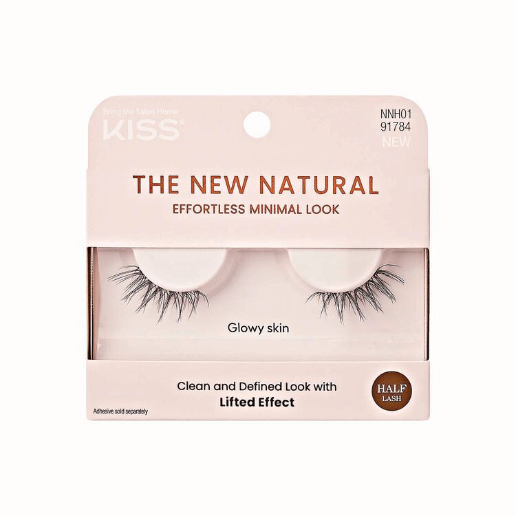 The New Natural Half Strip False Eyelashes - Glowy Skin