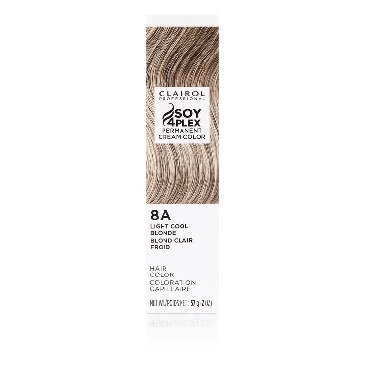 8A Light Cool Blonde Permanent Cream Hair Color