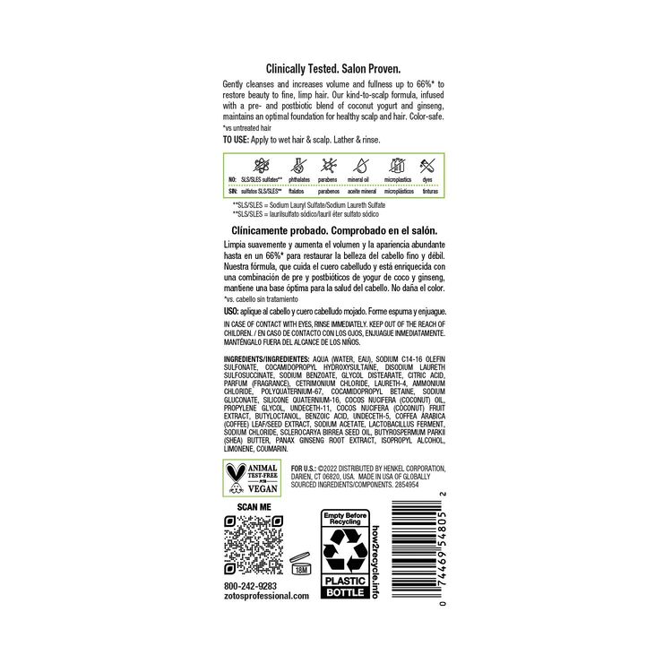 Ultra Thick & Full Shampoo 32 oz