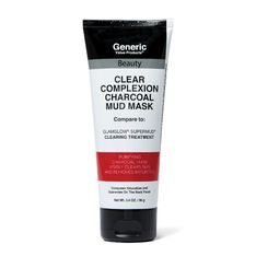 Clear Complexion Charcoal Mud Mask Compare to GLAMGLOW* SUPERMUD* Clearing Treatment