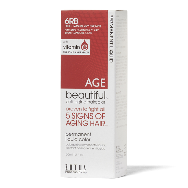 Anti Aging 6rb Light Raspberry Brown Permanent Liquid Hair Color By Agebeautiful Permanent Hair Color Sally Beauty
