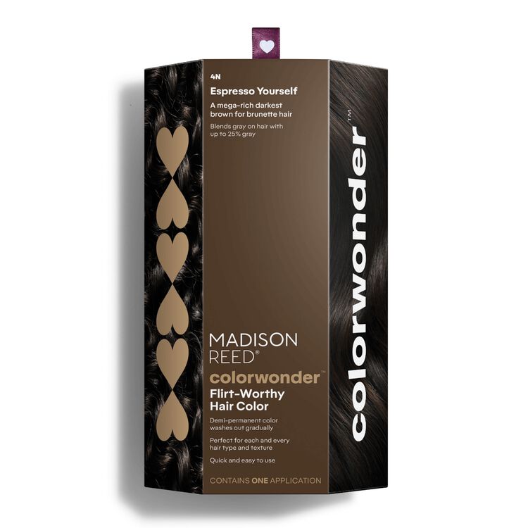 ColorWonder Demi-Permanent Hair Color Kit 4N Espresso Yourself
