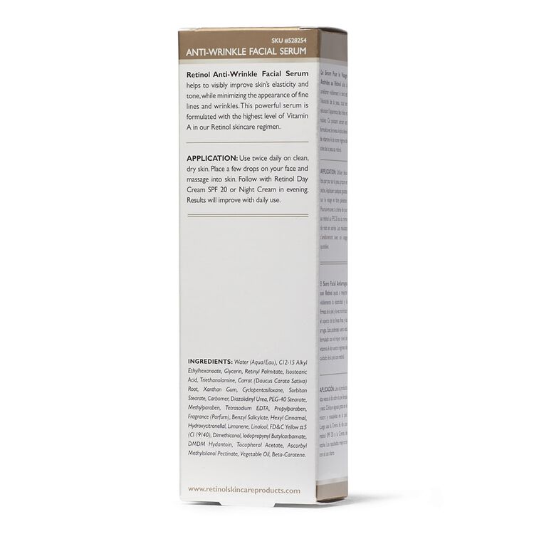 Retinol Anti Wrinkle Facial Serum