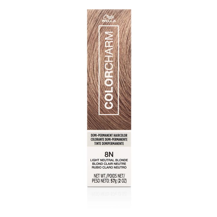 8N Light Neutral Blonde Demi Permanent Cream Hair Color