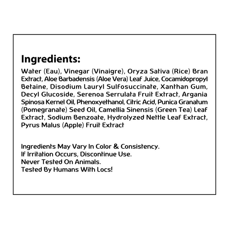 Apple Cider Vinegar Clarifying & Detox Shampoo