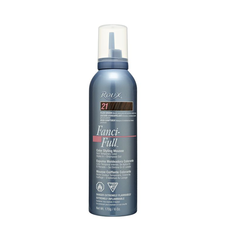 Plush Brown Fanci Full Temporary Hair Color Mousse By Roux