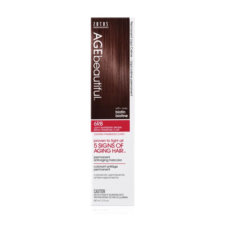 6RB Light Raspberry Brown Permanent Liqui-Creme Hair Color