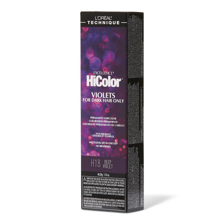 H18 Deep Violet Permanent Hair Color