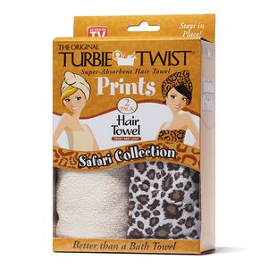 Turbie Twist Microfiber Hair Towel 2 pk