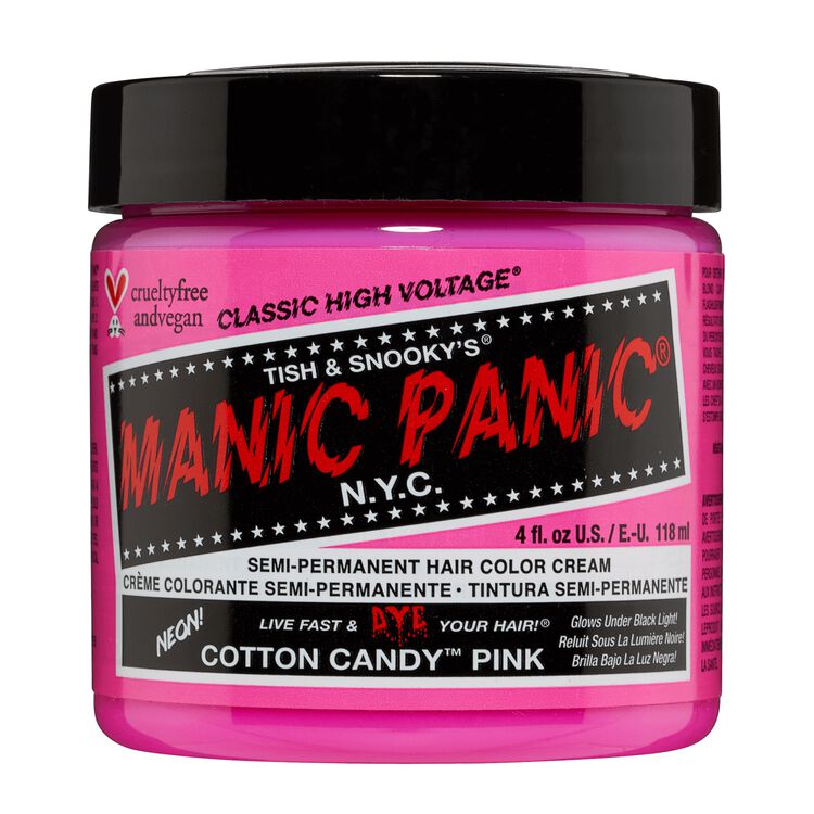 Cotton Candy Pink Semi Permanent Cream Hair Color