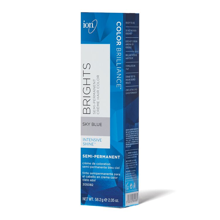 Sky Blue Color Brilliance Brights Semi Permanent Hair Color By