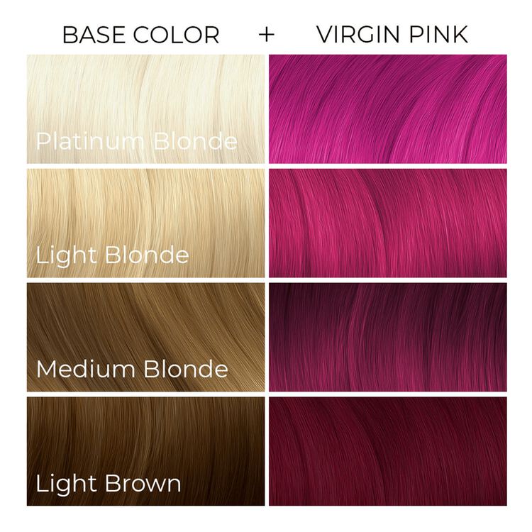 Virgin Pink Semi Permanent Hair Color 4 oz.