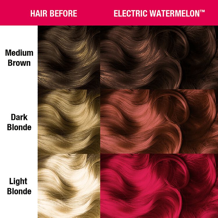 Electric Watermelon Semi Permanent Cream Hair Color