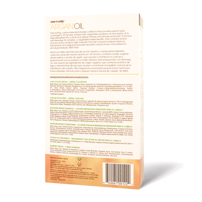 Fast 10 Permanent Hair Color Kit 2N Natural Black