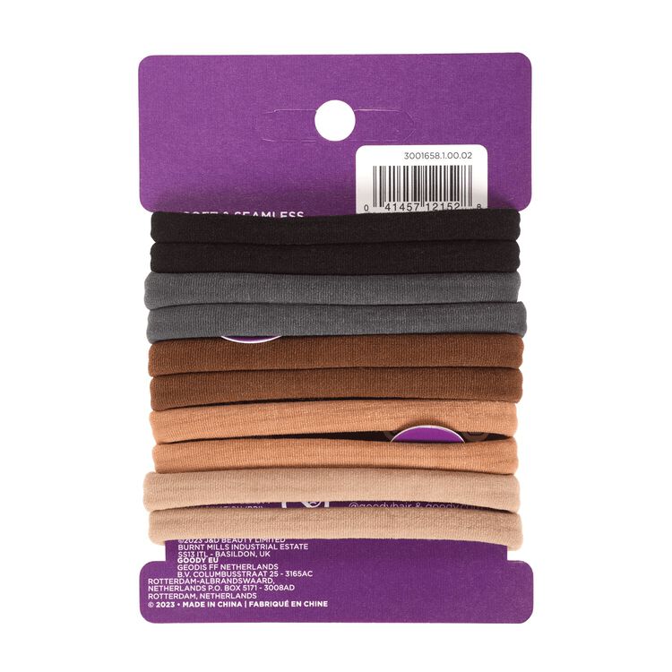 Neutral Seamless Elastics 10 count