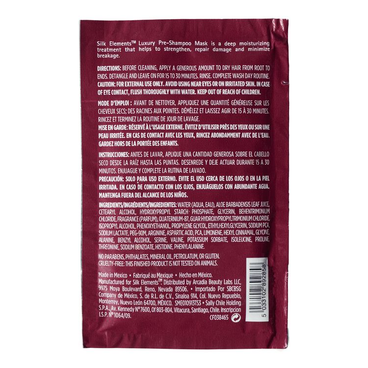 Luxury Pre Shampoo Hair Mask Packette